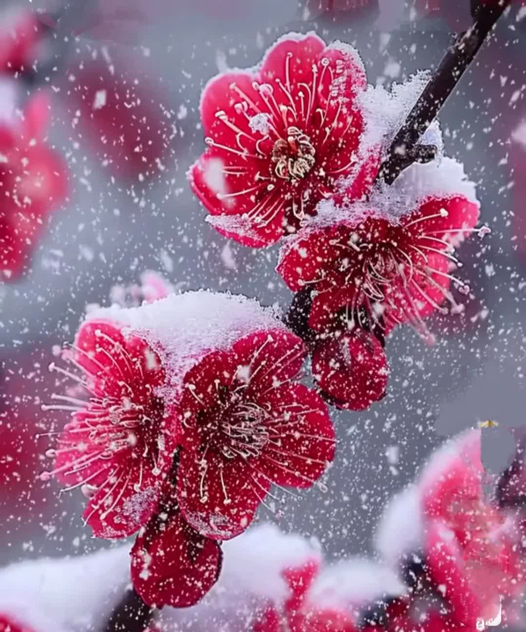 激雪风姿梅花傲雪照片梅朵图片大全梅花上有雪的图片红梅傲雪图片头像