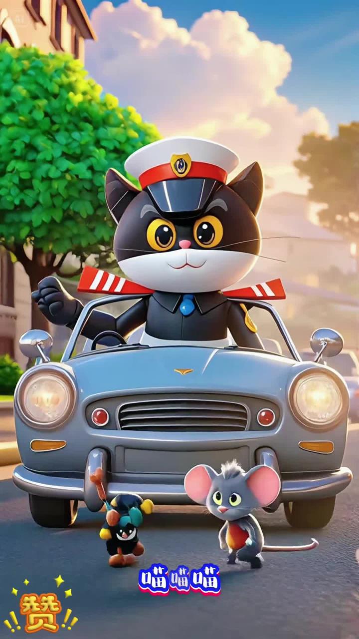 黑猫警长儿歌早教启蒙儿童喜欢的小视频儿童动画
