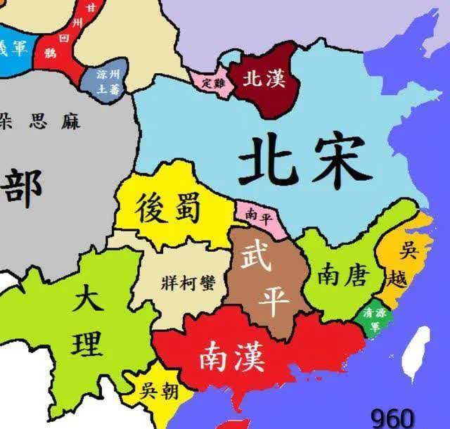 赵匡胤一开始想先打北边,灭了北汉,再图幽云,后来在大臣劝说下改为先