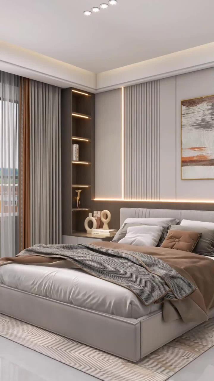 现代轻奢风格主卧设计
