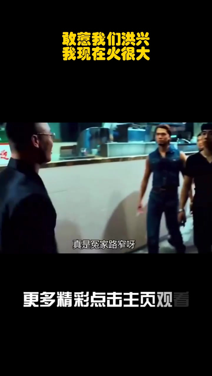 敢惹我们洪兴?我现在火很大_2