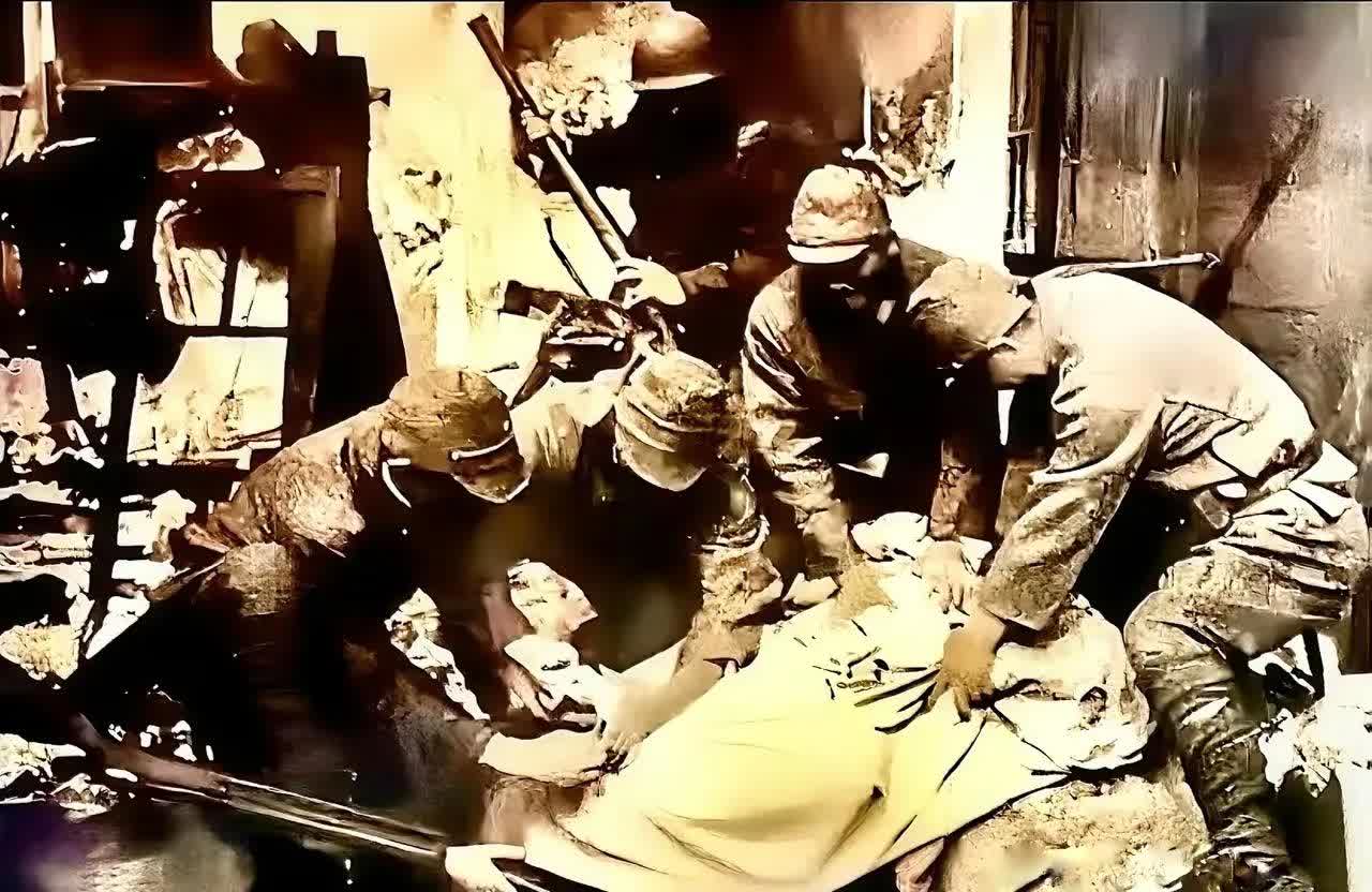 1937 年,南京被日本鬼子占领,几个鬼子强暴了一个中国女孩后,将女孩装