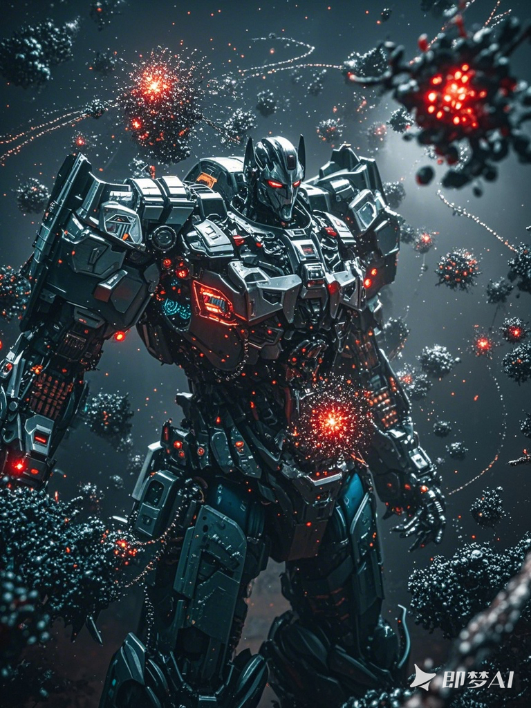 机械巨人变形金刚机器人密恐噩梦密集恐惧症巨物来袭ai绘画#ai美图