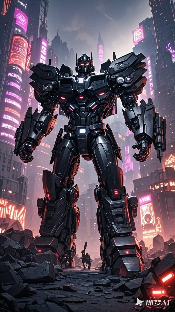 ai美图壁纸分享变形金刚ai绘画机械朋克手机壁纸美图