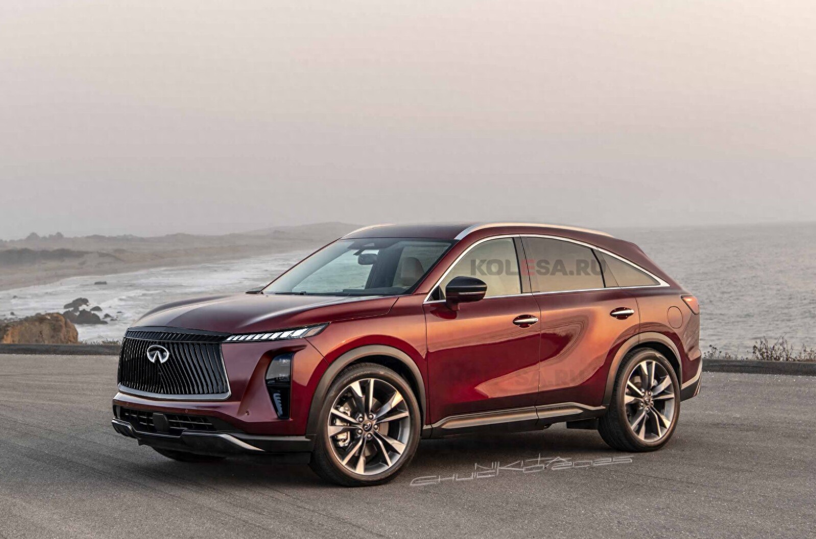 全新英菲尼迪qx65跨界轿跑suv外观图发布