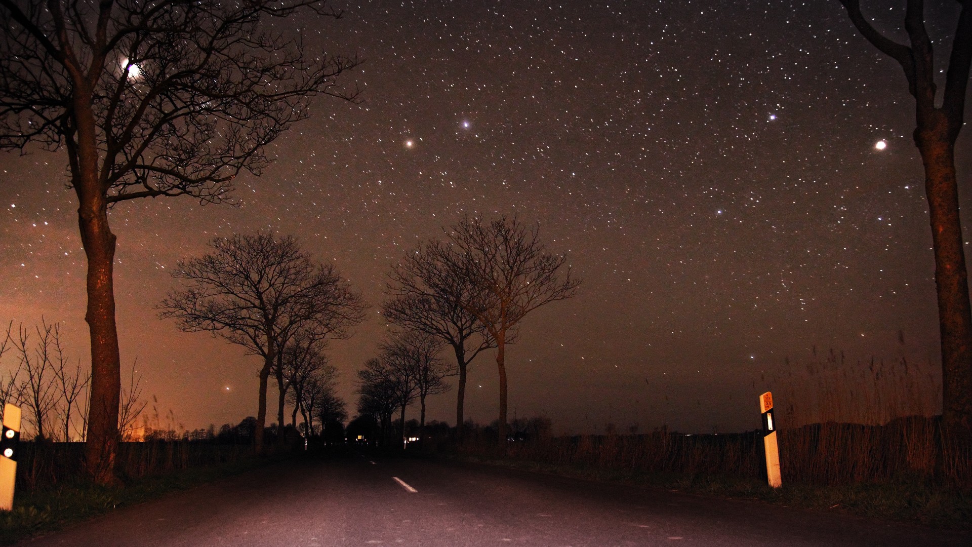 夜晚星星图片真实照片图片