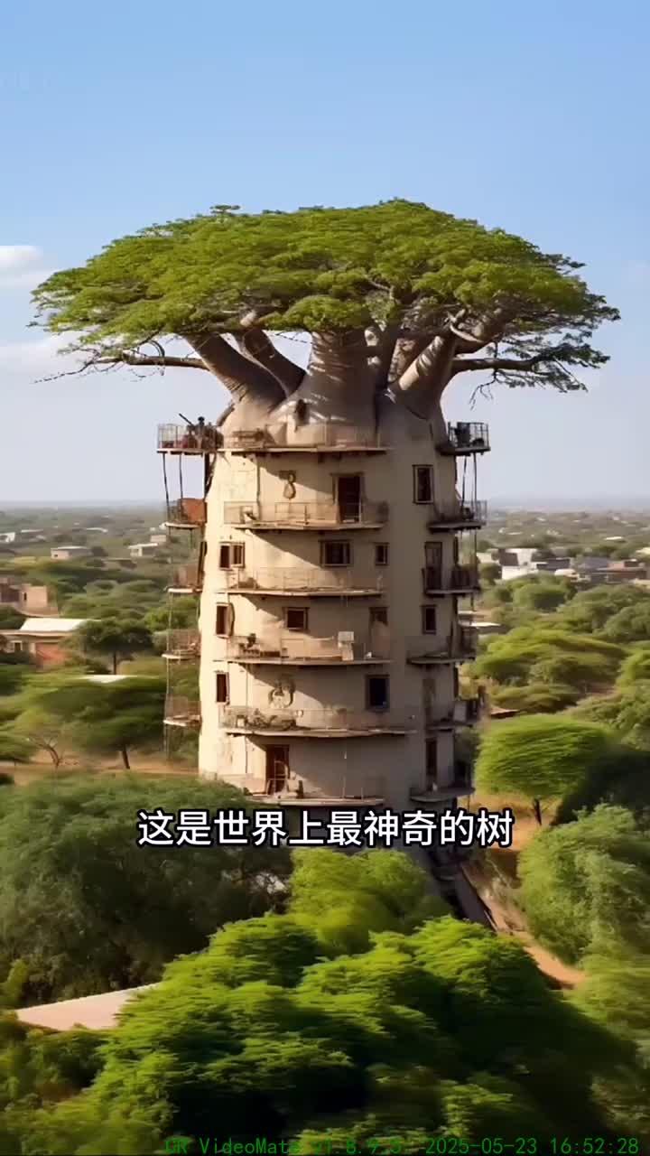 世界上最神奇的树,能吃能喝还能住,猴面包树旅游推荐