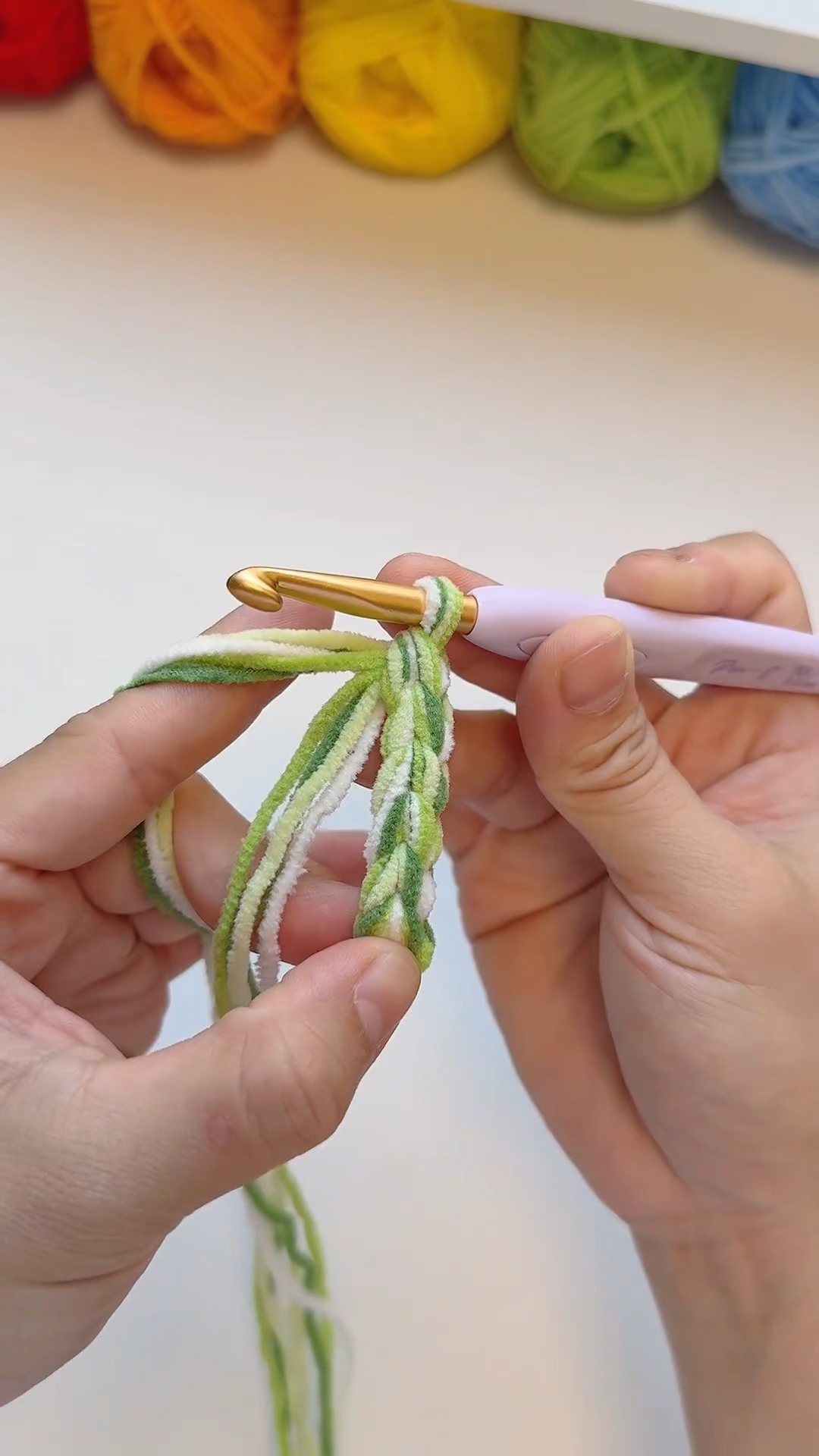 纯手工钩织包包带子