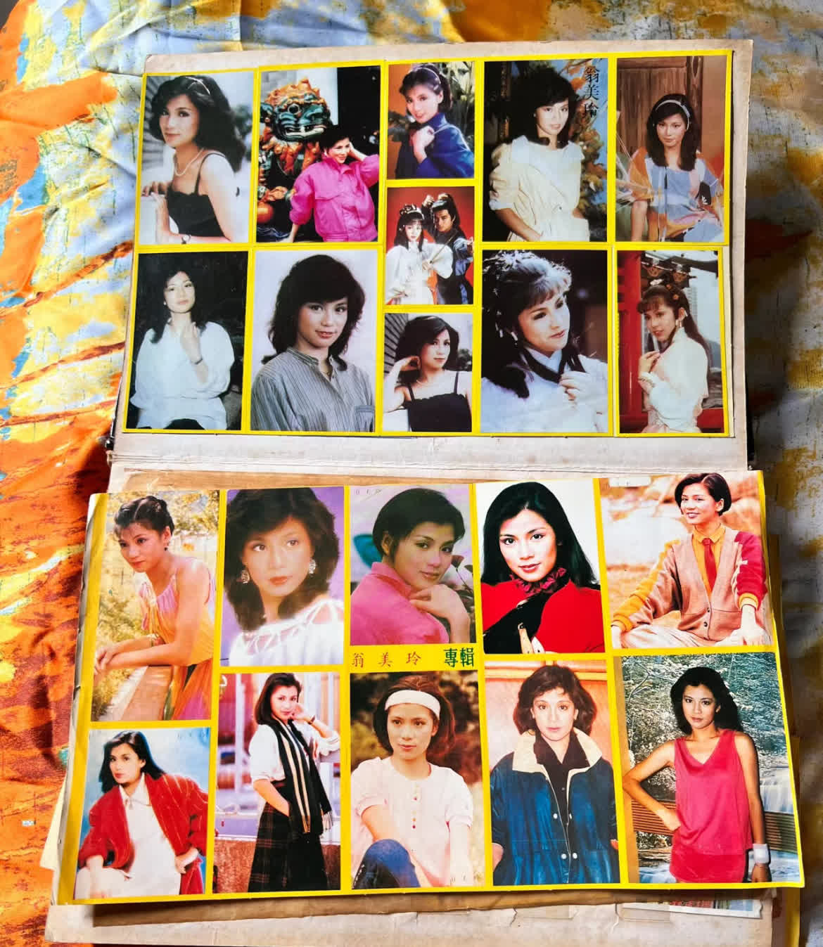 看着这些贴贴画,80后贴画80年代港台明星贴画70后怀旧贴画80年代贴画
