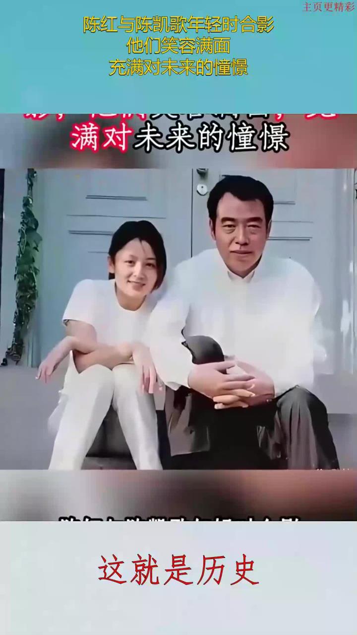 陈凯歌陈红结婚照图片