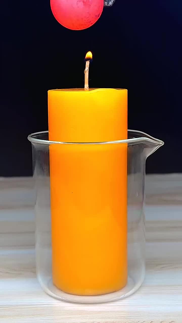 烧红的铁球蜡烛解压放松实验生活