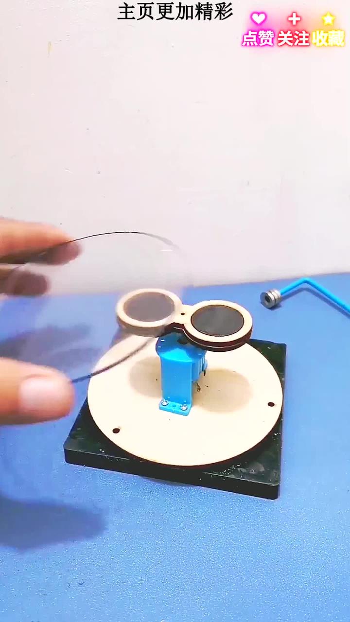 磁铁自动旋转=用磁铁制作可以自动旋转的机器