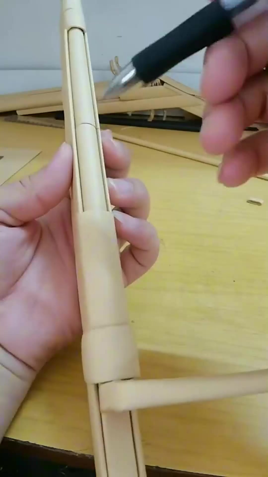 用笔芯做手工98k枪