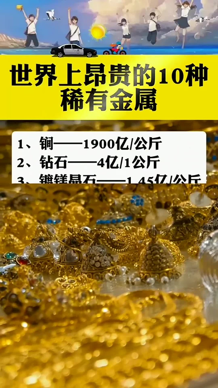 贵金属排名(最稀有贵金属排名)