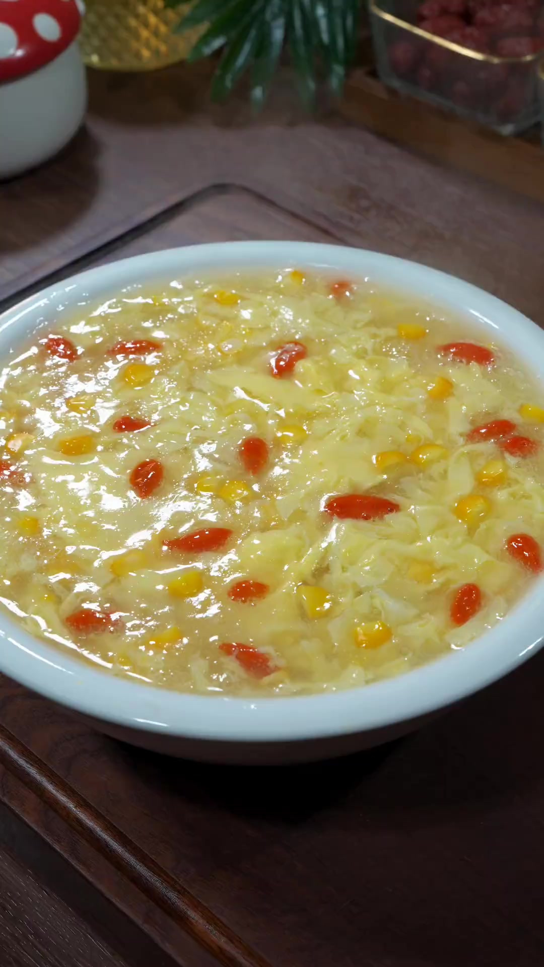 大家快点做起来吧玉米粒鸡蛋羹