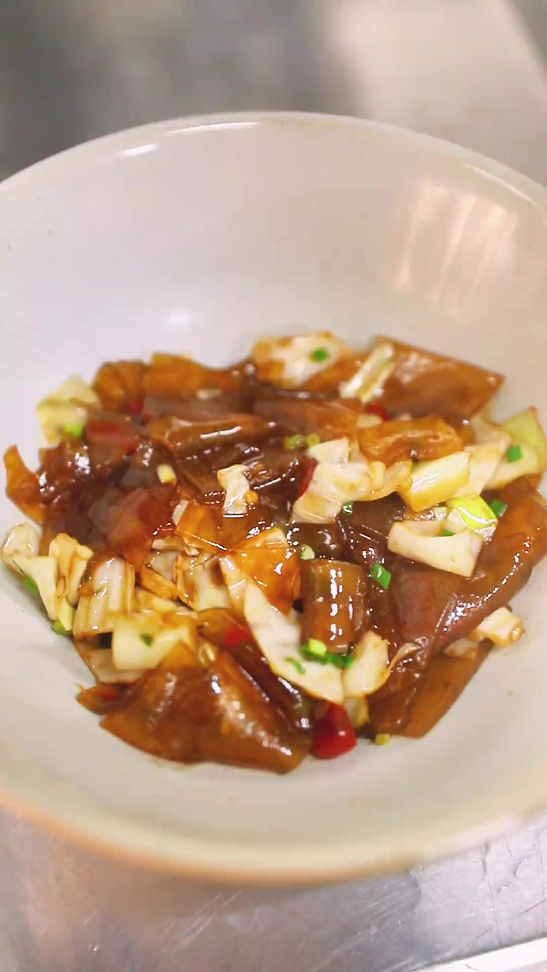 老长沙经典下饭小菜,酸包菜粉皮