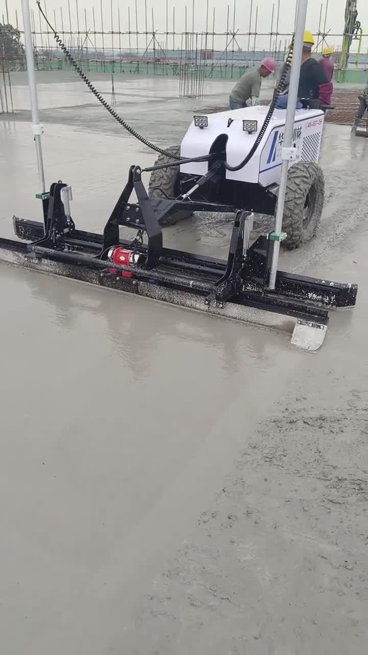 华昂激光整平机助力地面平整度提升