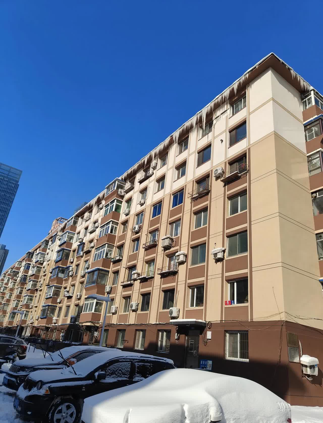 沈阳市沈河区建院社区,就这除雪,只能居民自扫啊,任何一个组织,也没到