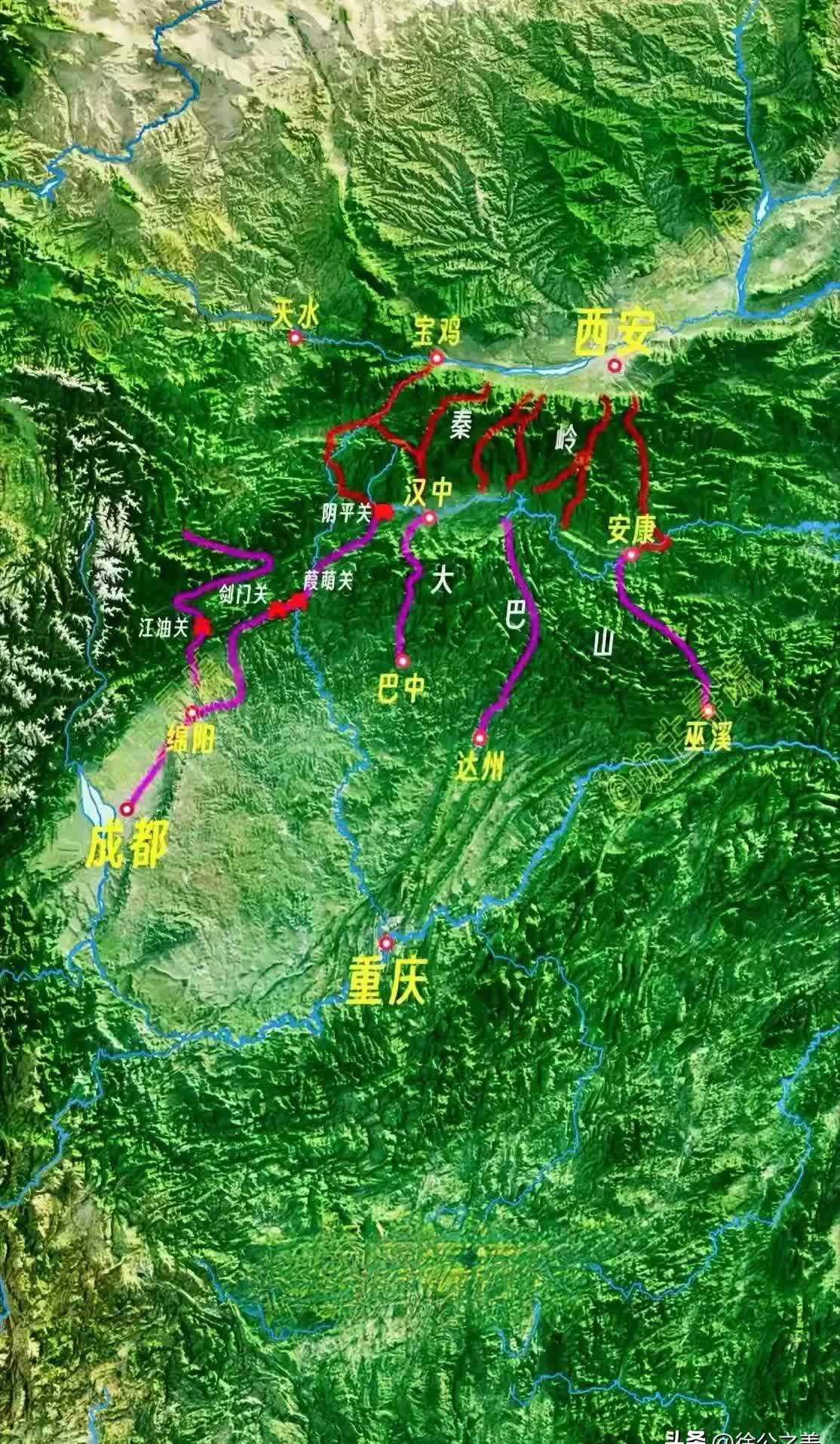 你看哈,关中地区是四塞之固,因此函谷关以东的势力很难渗透过来