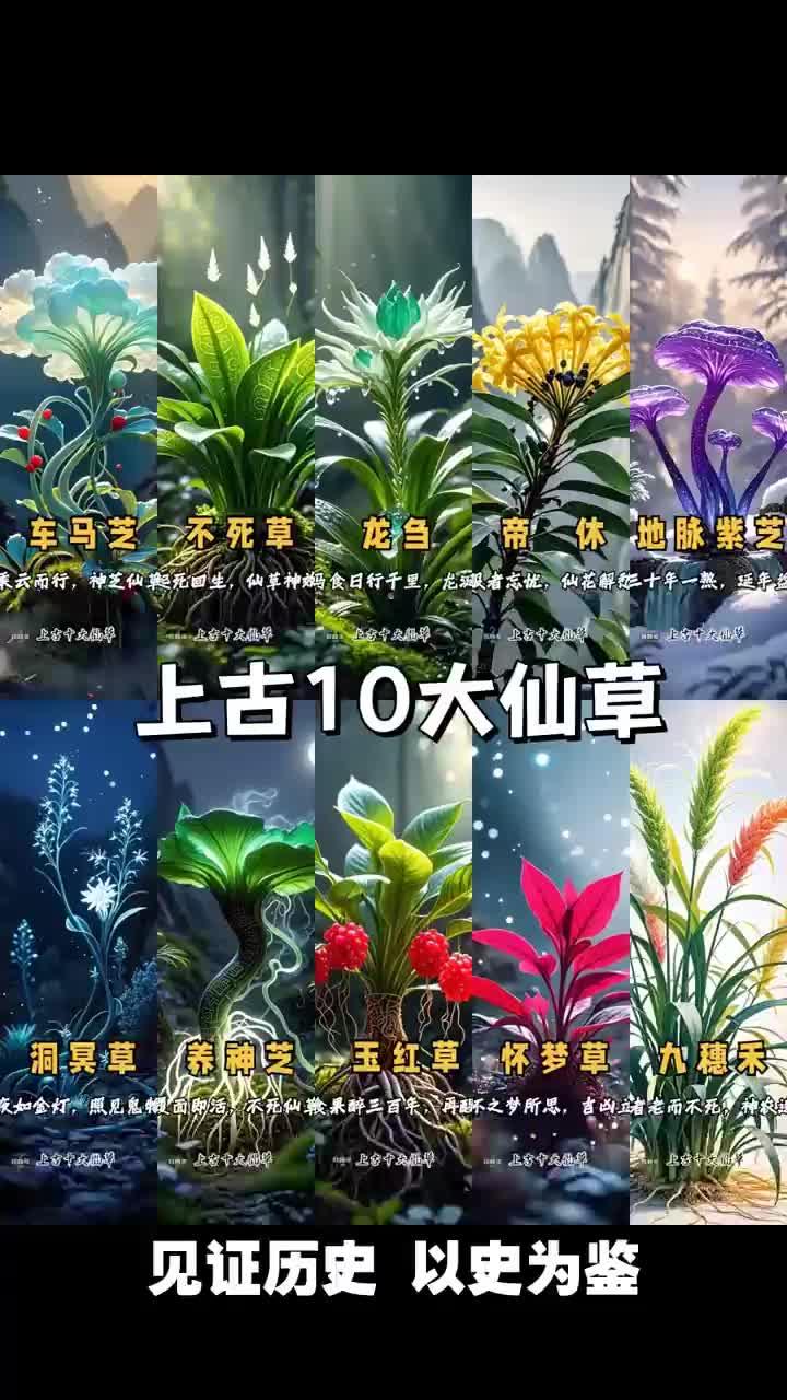 上古十大仙草盘点 神奇植物解密