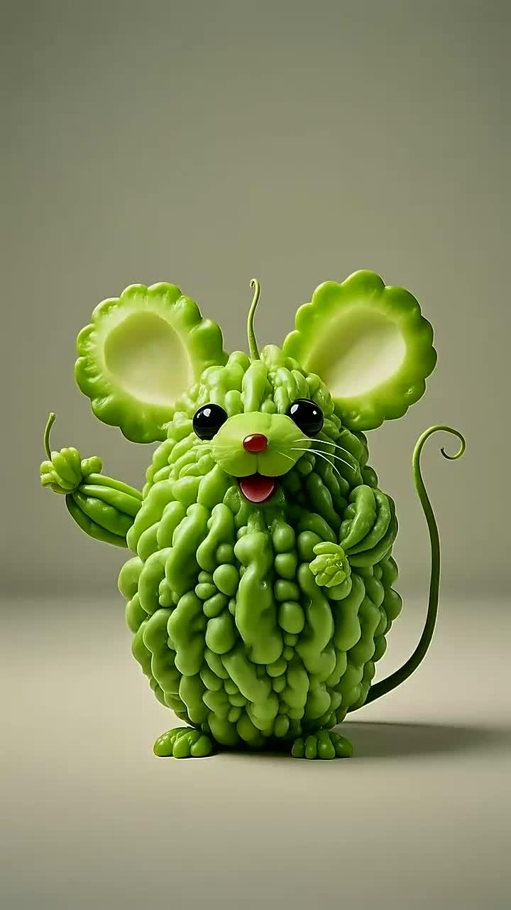 苦瓜还可以这样,手工制作,亲子活动