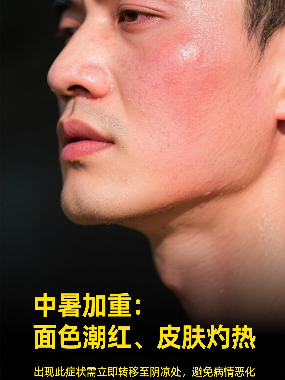 中暑 夏日炎炎,当人体在高温,高湿环境下长时间活动,身体产热大于散热