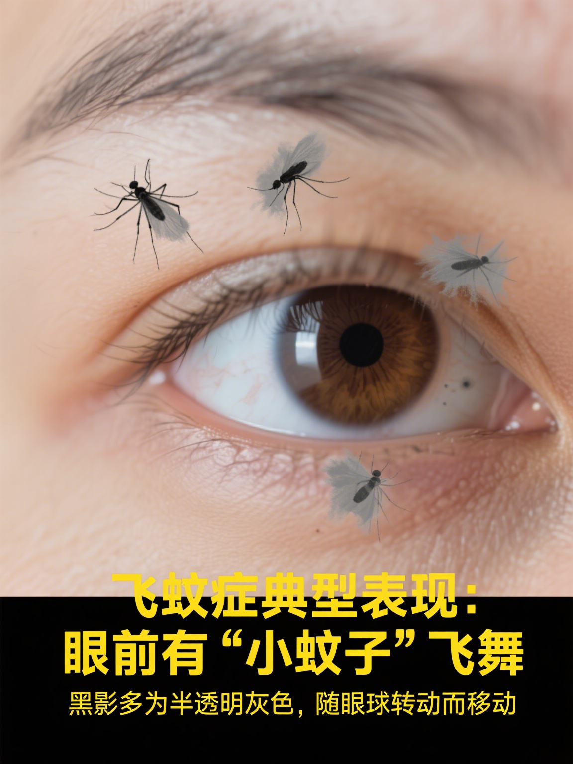 眼睛有飞蚊症黑影怎么治疗