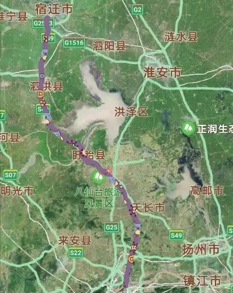 这宁宿高铁本来走省内的,现在多方博弈,也有可能走安徽段了,被使绊子
