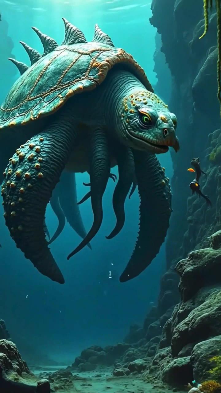 深海惊悚生物揭秘,奇特怪兽混种,挑战你对海洋的想象极限!