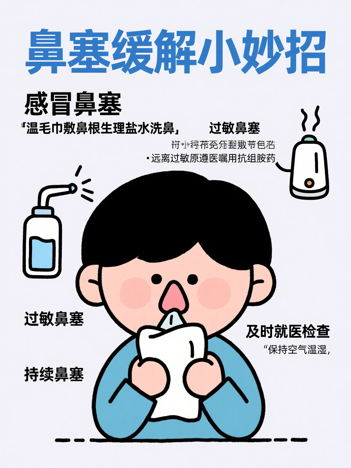 为什么鼻子总是堵塞