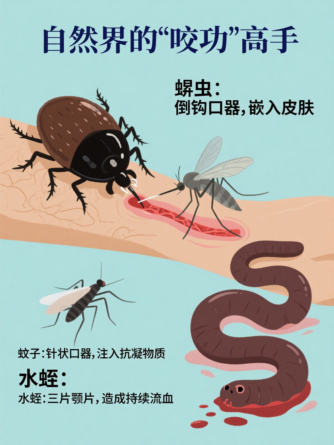 下面的小嘴真会咬 你知道吗?