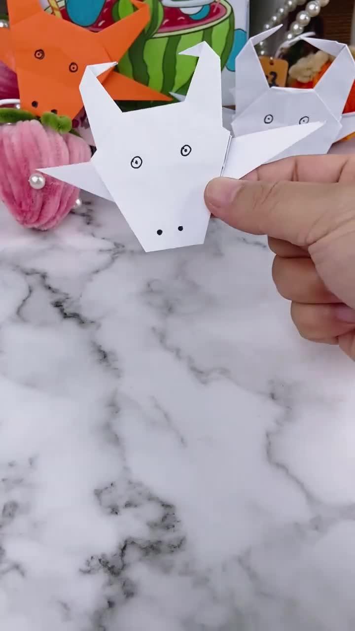 十二生肖牛折纸