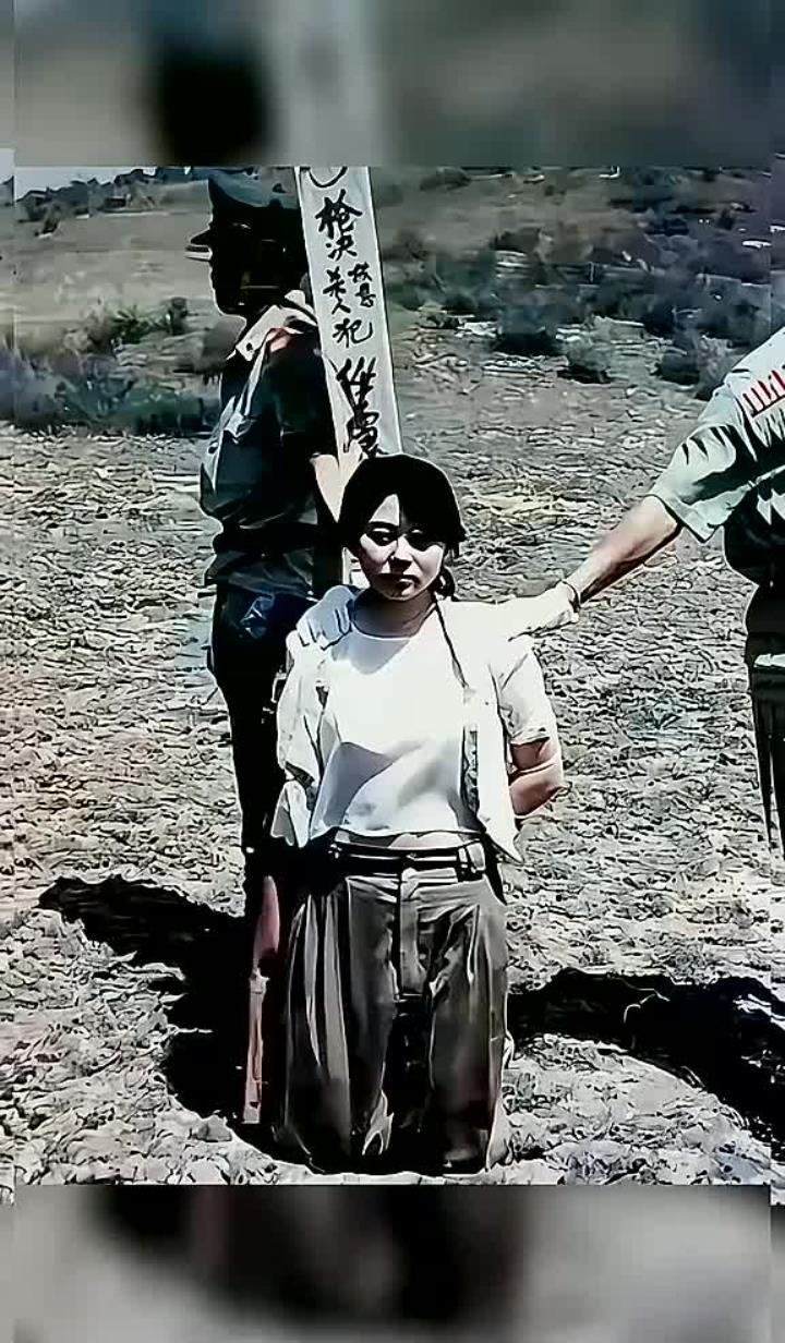 1993年,女犯人任雪,被执行死刑的影像