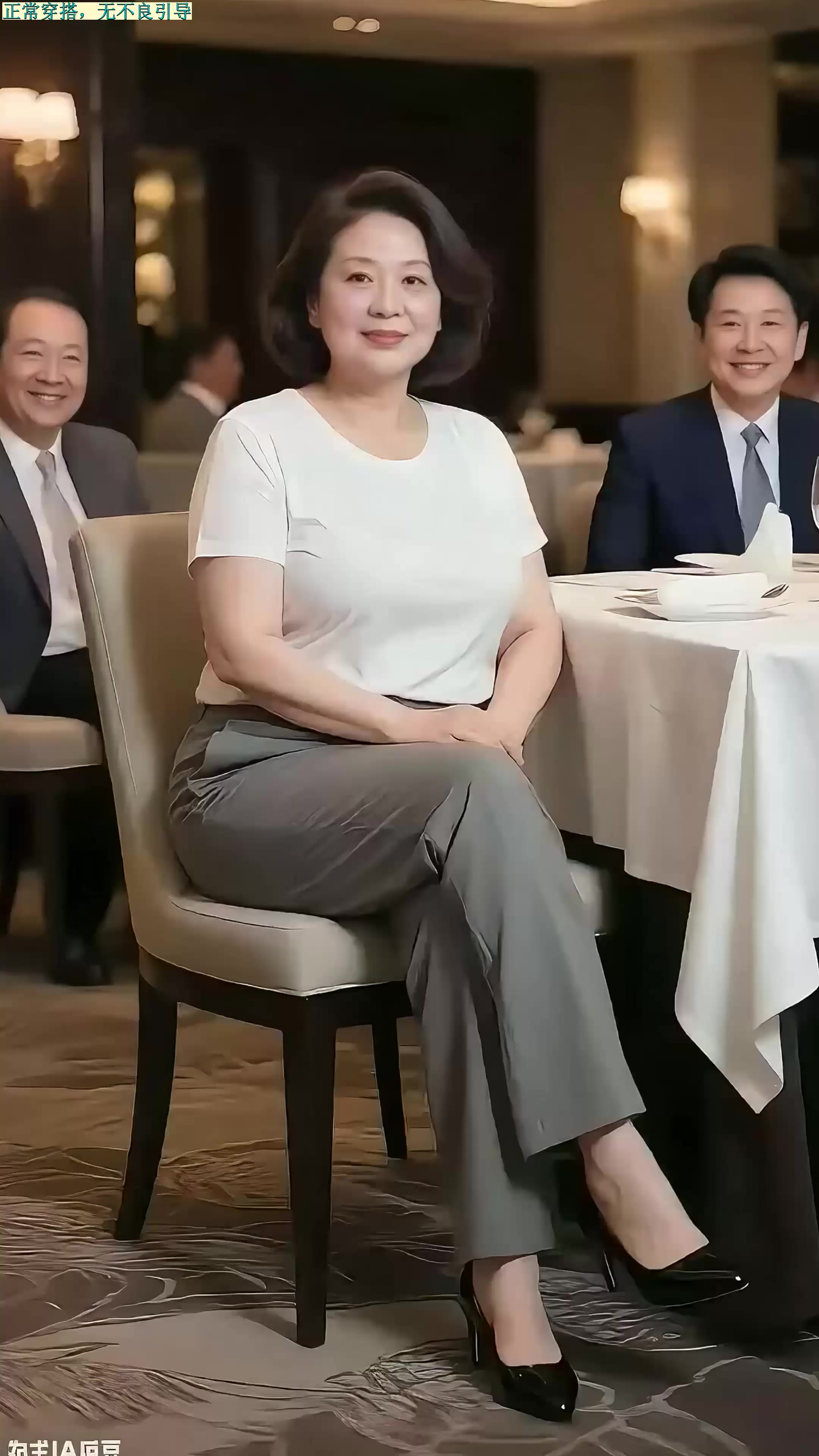 阿姨参加酒席,这样的穿搭你打几分