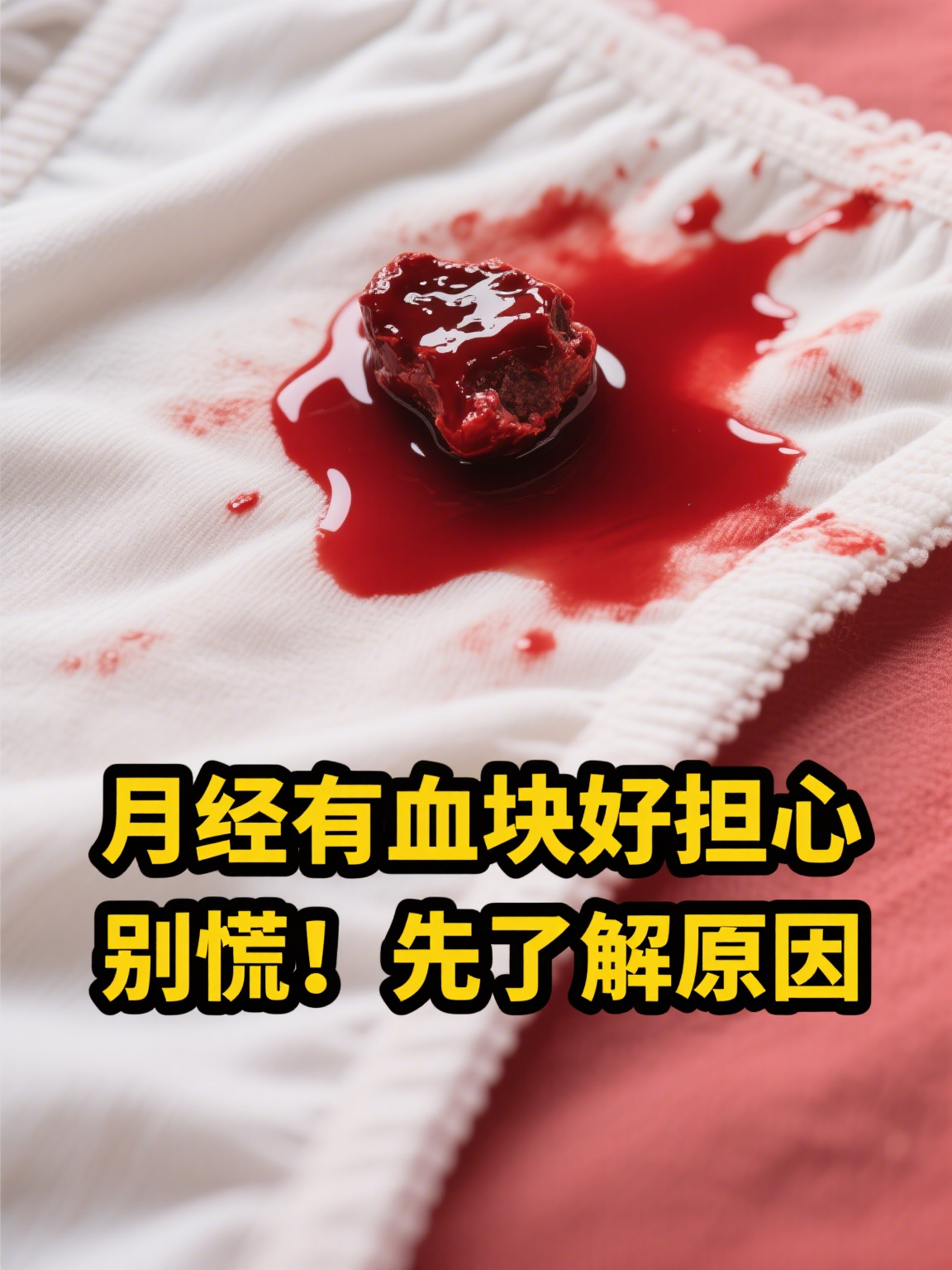 月经来有血块是什么原因 月经期间出现血块,是不少女性会遇到的情况