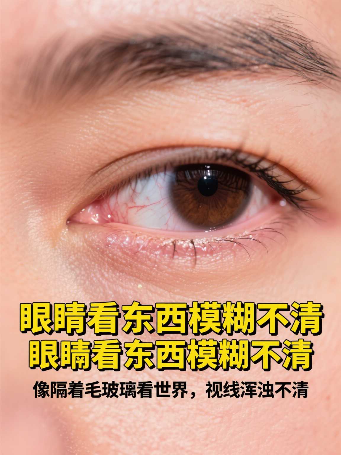 眼睛模糊了怎么办 眼睛模糊就像给世界蒙上了一层毛玻璃,让人看啥都不