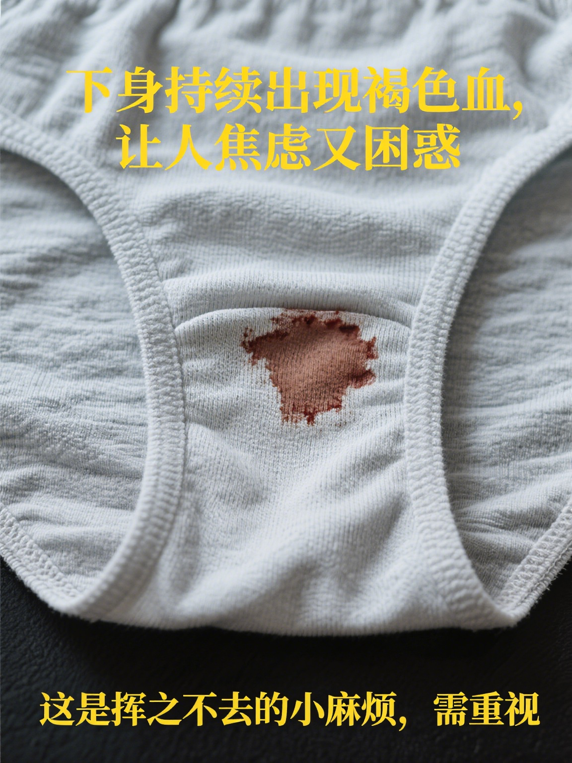 下身总不干净有褐色血