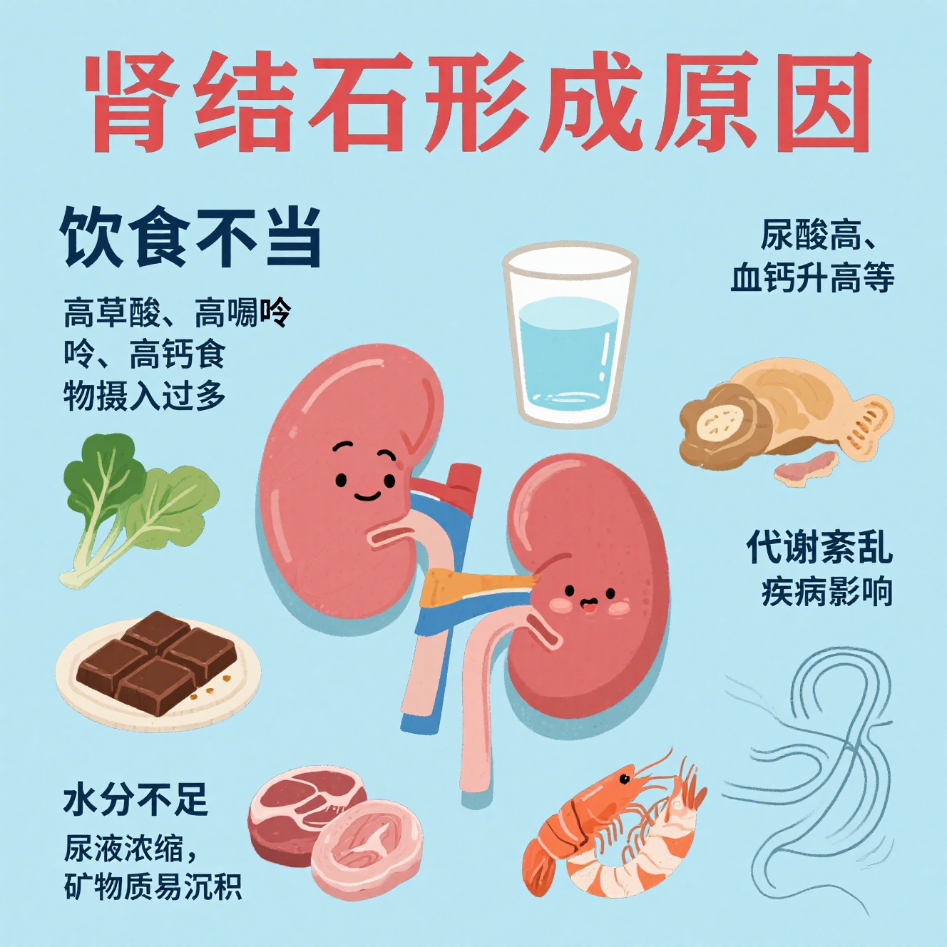 为什么会产生肾结石