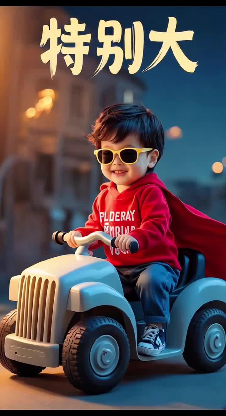 墨镜一戴谁也不爱阳光小男孩就是这么酷超级萌娃整条街最靓的仔
