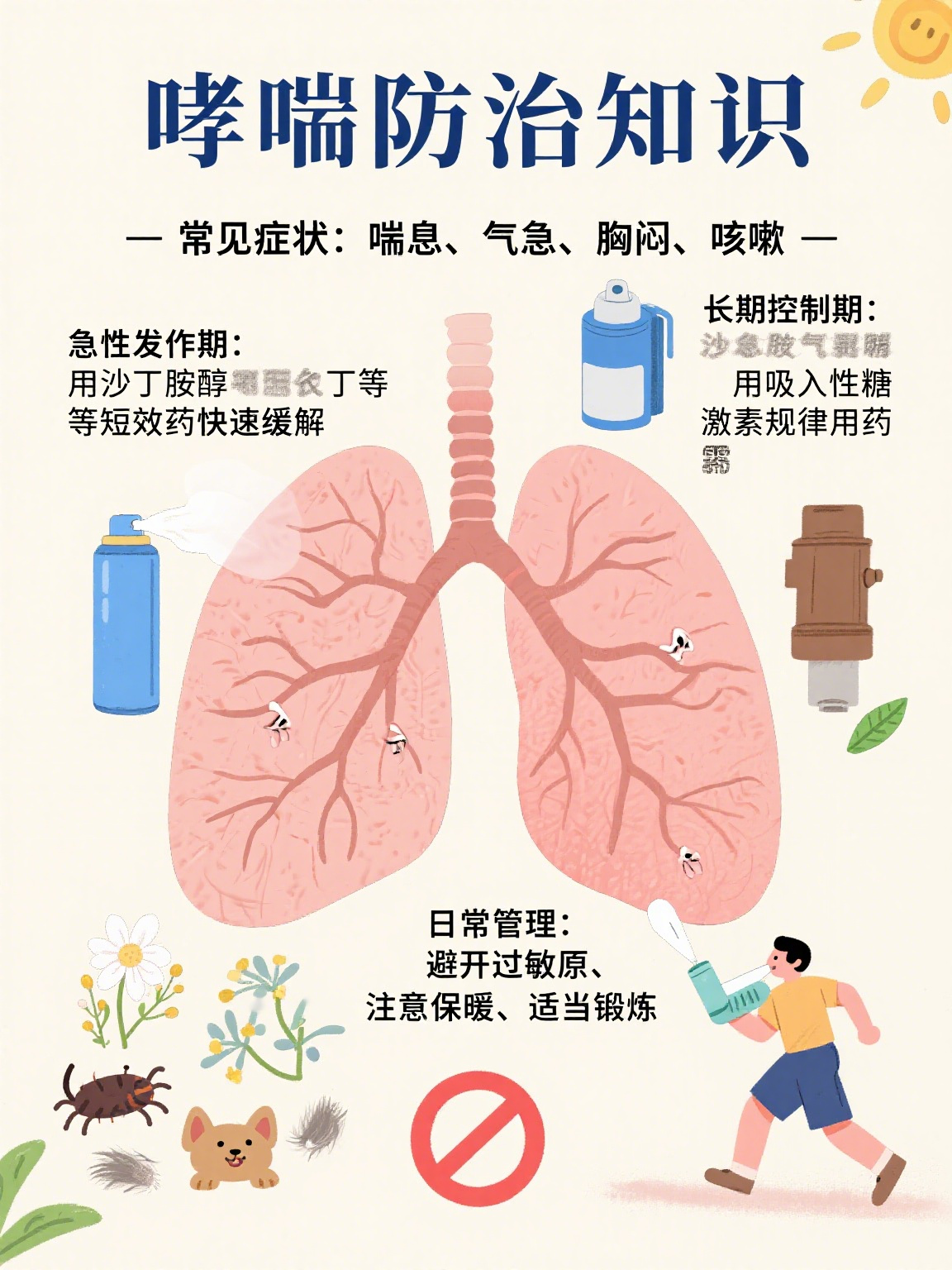 哮喘是一种常见的慢性呼吸道疾病,表现为反复发作的喘息
