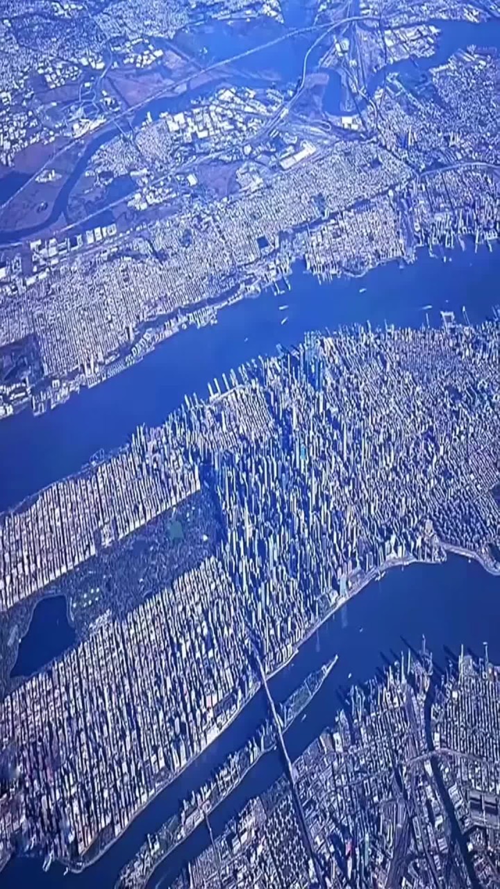 航拍世界第一大城市纽约!中国北上广深哪个区可以超越它!