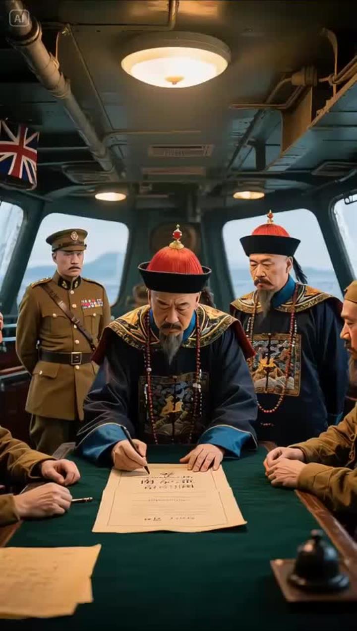 1842年那个风雨飘摇的夏天,清政府在英舰上签下《南京条约》