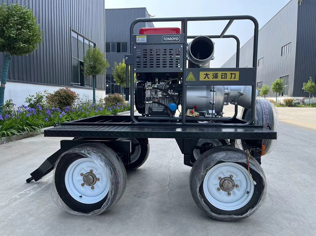 100立排涝方柴油汽油水泵大功率