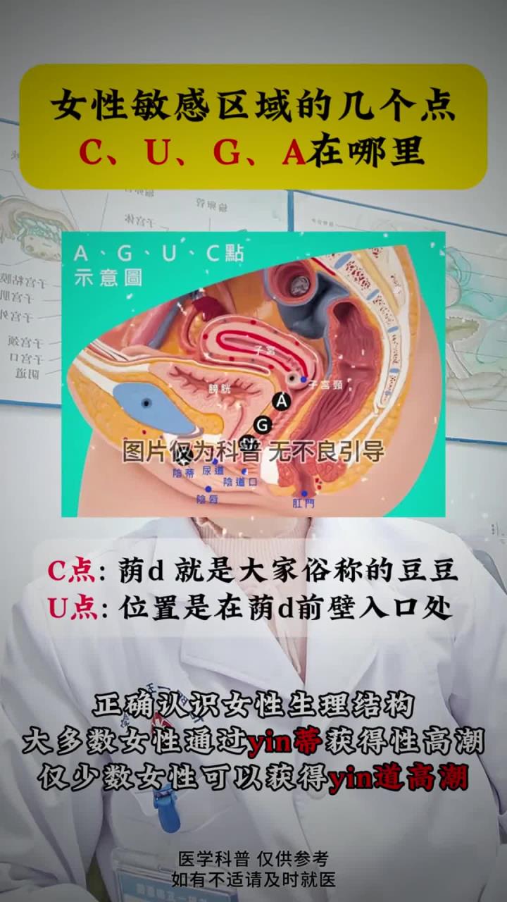 女性敏感区域的几个点c,u,g,a在哪里