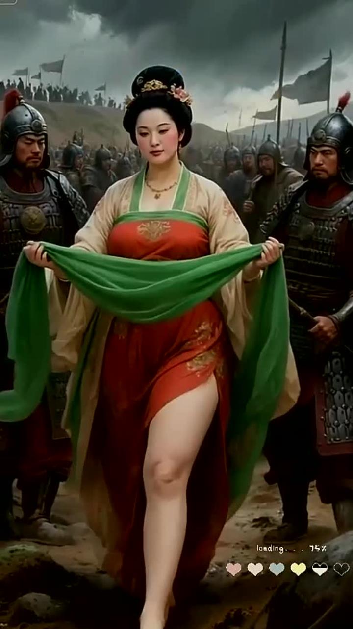 公元755年马嵬坡,杨贵妃心如止水,坦然接受这一切的安排