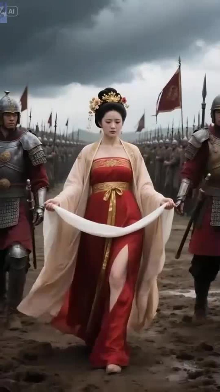 公元755年马嵬坡,杨贵妃心如止水,唐玄宗终 究选择牺环