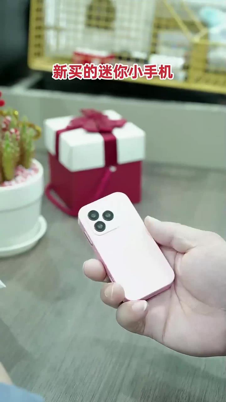 新买的迷你小手机,真是太可爱了