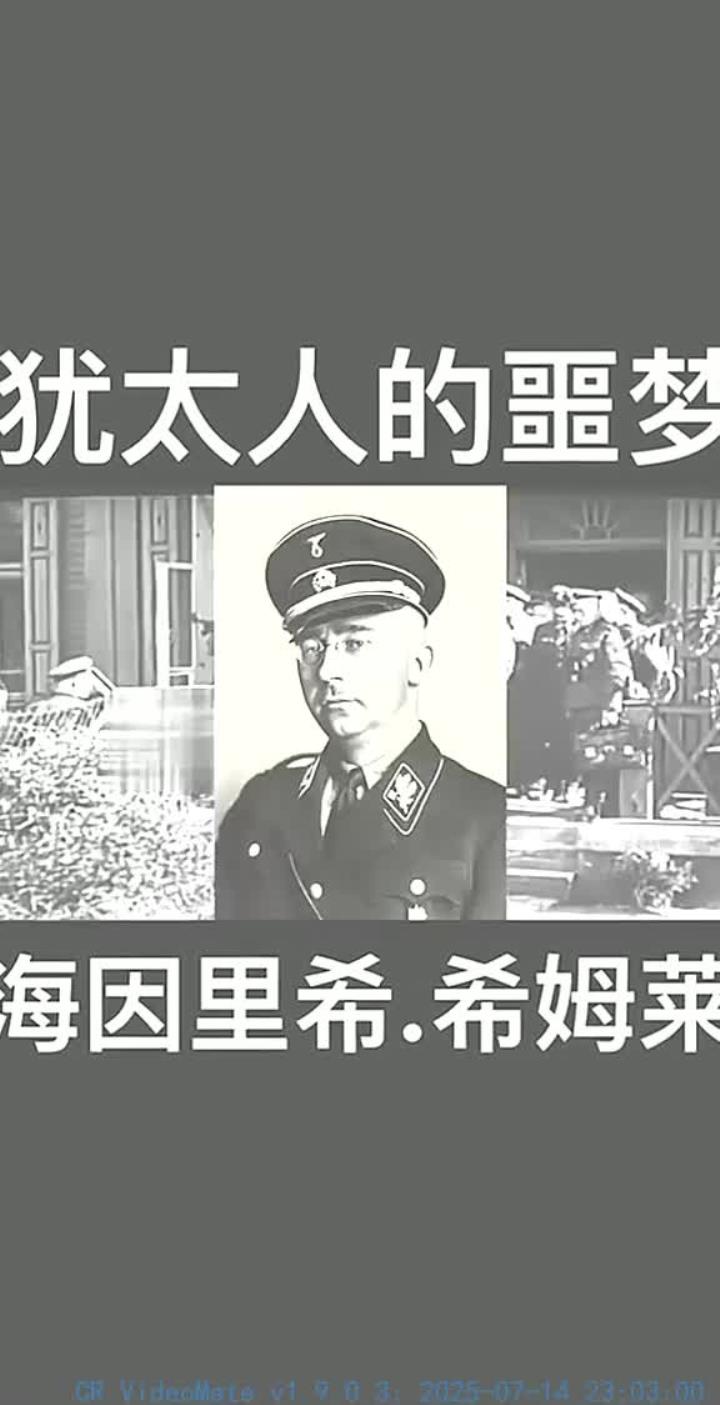 海因里希希姆莱:揭秘纳粹德国背后的黑暗势力与大屠杀真相