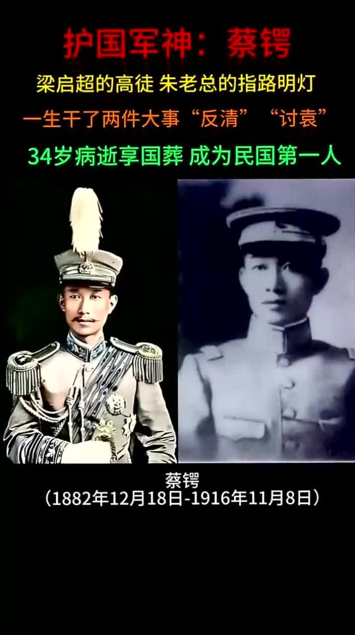 护国将军蔡锷的一生:爱与奉献的传奇故事