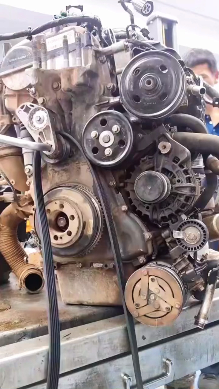 这个皮带绕法看懂吗?